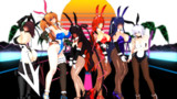 魔と対する兎たち（対魔忍MMD）