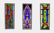 ステンドグラス3色(石の枠)