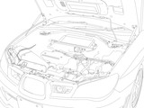 インプレッサ エンジンルーム（未完）