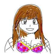 アニメ漫画風まなっちゃん