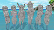 艦娘石像