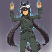 投降するシンボリクリスエス