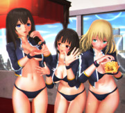 【あたかお姉妹の日常】ふみふみと一緒に 豆まきするの♪