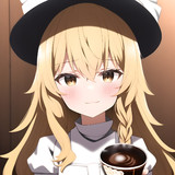 ココアをくれる魔理沙さん
