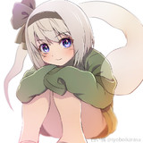 また勝手に人の服着て・・・。