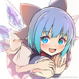 ちょこんと座った⑨