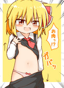 はぁはぁ…ルーミアちゃん…お肉あげるから服を脱い…