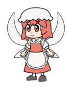 190 ぴちゅーん妖精メイド1【東方Project 立ち絵素材 PNG】