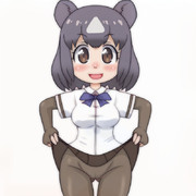 下はスパッツだ