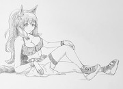 セクシー水着スライディングおばさん