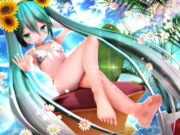 【ちびミクちゃん萌えリンク】なでなでシてみて…っ♡