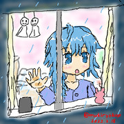 雨いつやむかな・・・