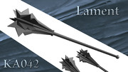 【MMD武器】KA042 Lament / ラメント【槌鉾】