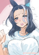 体操服で頑張るラモーヌさん