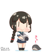 磯波　艦これワンドロ　230223