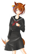 黒セーラーサクラローレル