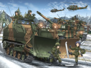 陸上自衛隊 75式装甲ドーザ