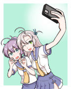 なんで青葉を撮るのさあ！？　青葉はいいんだよ～っ！！