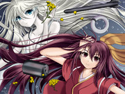 駆逐艦神風とタンジーの花