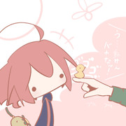 テトほっぺを守るひよこさん