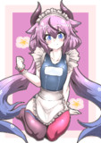 今日のスク水メイド