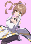 どや顔ダブルピースささらちゃん