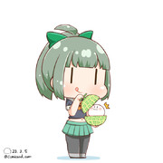 夕張　艦これワンドロ　230305