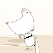 卵が先か、鶏が先か