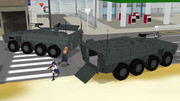 【MMDモデル配布】共通戦術装輪車 APC型&MC型【AED神拳伝承者式改造】