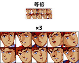 ウィンキースパロボ風アムロ ドット絵表情集