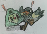 ぶつかるー！