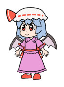 212 ぴちゅーんレミリア【東方Project 立ち絵素材 PNG】