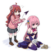 ぼっちとシャミ子の衣装チェンジ！