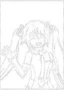 初音ミクの簡易AA