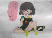 自分の絵を描かれて悦ぶだすん姉貴