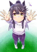 抱っこを要求するロリブライアン