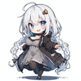 動画用ちびキャラあかりちゃん
