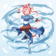 【ウマ娘絵】某格ゲーにて活躍するハルウララ♪