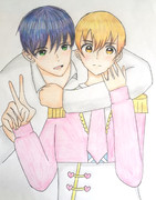 西崎斗真＆寝夢もも（男体化）