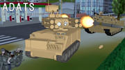 【MMDモデル配布】ADATS 対空/対戦車ミサイルシステム 【スパークリング湯豆腐式改造】