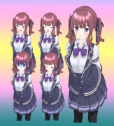 夏色花梨　立ち絵　素材