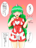 霊夢の和菓子を食べてしまうあうんちゃん