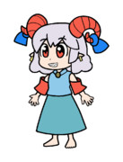 228 ぴちゅーん饕餮【東方Project 立ち絵素材 PNG】