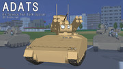 【MMDモデル配布】ADATS (M2ブラッドレーシャーシ) 【スパークリング湯豆腐式改造】