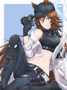 CB「最近流行ってるゲームの衣装なんだって。どうかな？」