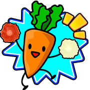 応援ニンジン君