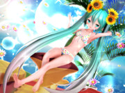 【ちびミクちゃん萌えリンク】美脚を見せながら…♡