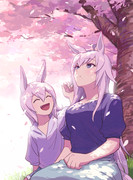 【ウマ娘】二人でお花見（オグタマ）