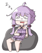 寝てませんよ