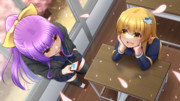 月の姉妹と学び舎の窓